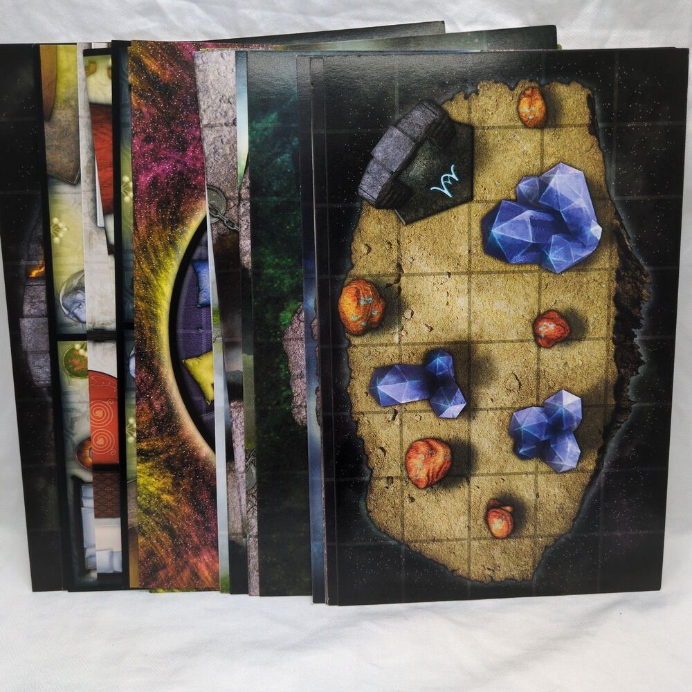 (18) Paizo GameMastery Extra Dimensional Spaces RPG Map Segments
